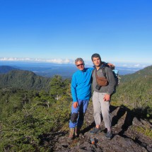 Alfred and Nicolas from Puerto Montt on the way to the summit